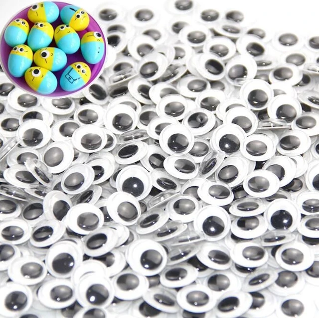 Different Sizes Moving Googly Eyes for Crafts, Decorating, School 8mm  200pieces