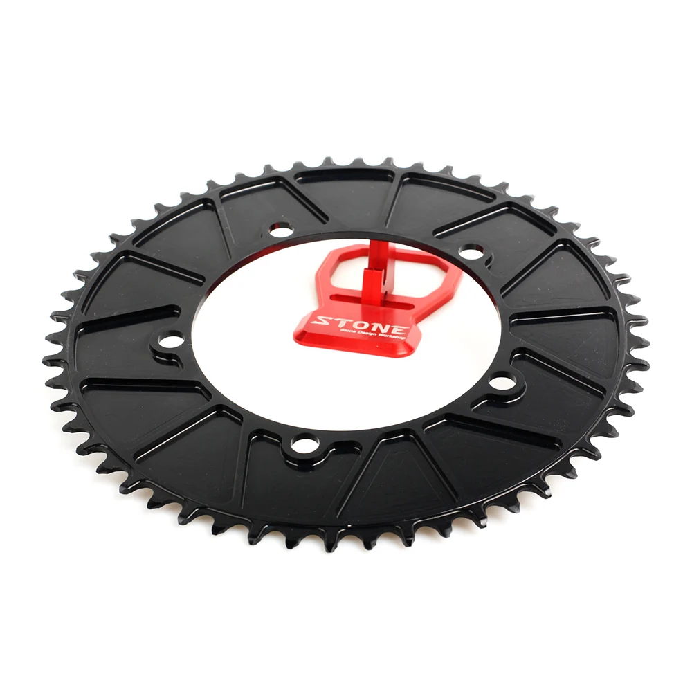 Stone Circle Aero Chainring BCD 130mm 5 Bolts for Road Bike Brompton 3Sixty FNHON Folding Bike Chainwheel Chain Ring N/W Teeth
