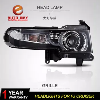 

Car Styling Head Lamp case for toyota FJ CRUISER 2007-2015 headlights FJ CRUISER LED Headlight DRL Double Beam Bi-Xenon HID