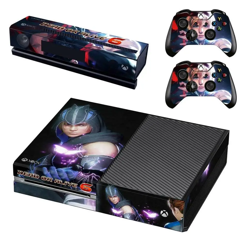 Наклейка s Dead or Alive 6 для xbox one наклейки на кожу стикеры Adesivo для xbox one консоль Kinect два контроллера Скины - Цвет: GSTM2536