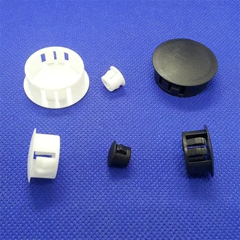 

5 6 8 10 13 14 16 19 22 25mm white black Furniture Screw hole plug Machine Cabinet pannel tube end cap wire grommet hole deco
