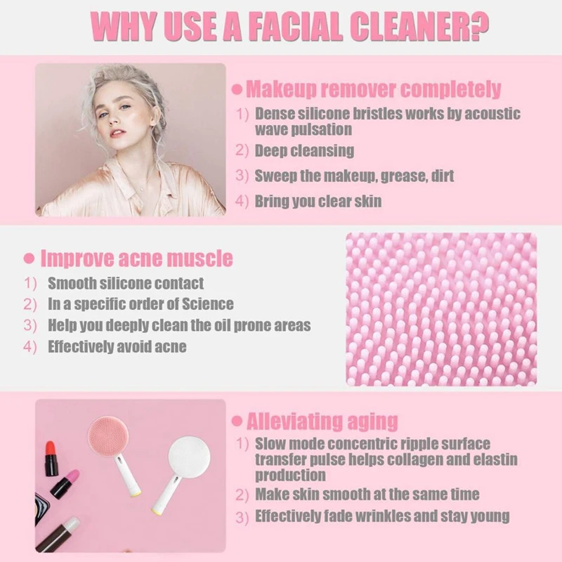 For Xiaomi SOOCAS X3 X5 Sonic Electric Toothbrush Head SOOCARE Electric Facial Cleansing Brush Heads Massage Brush For Xiaomi SOOCAS X3 X5 Sonic Electric Toothbrush Head SOOCARE Electric Facial Cleansing Brush Heads Massage Brush