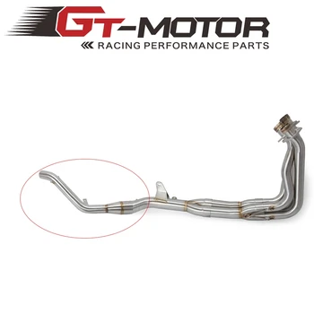 

Motorcycle Full System Pipe Modify Muffler Pipe Exhaust Front Header Pipe Tube For KAWASAKI Ninja900 z900 2017 2018 2019