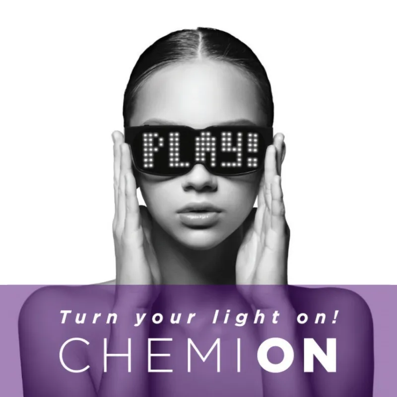 

New Smart Glasses Bluetooth LED Glasses Dynamic Glowing Light Sunglasses Night Christmas Party Flashing Eyewear