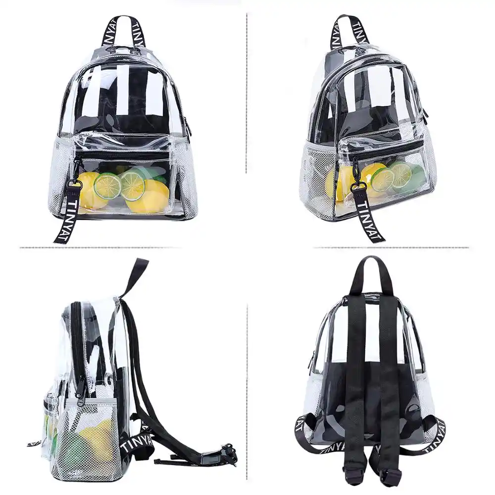 tiny clear backpack