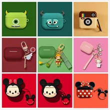 Чехол для AirPods Pro с милым рисунком и кольцом, роскошные аксессуары, брелок, силиконовый чехол для Apple Air pods Pro 3, защита от пыли