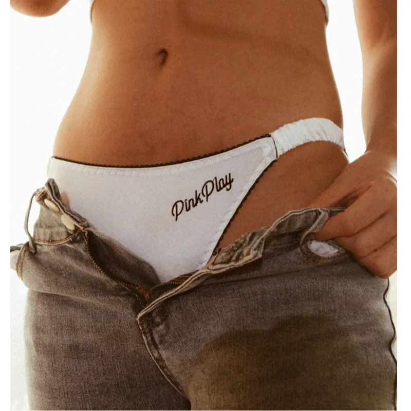 

Sexy Thong Women Smooth Fitness Shorts Underwear Panty Low Waist Yoga Shorts Panties Embroidery Briefs Underpants