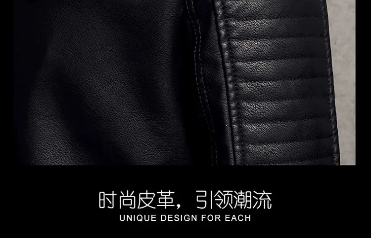AliExpress осенняя и зимняя приталенная кожаная куртка мужская куртка Европа и Америка молодежный Мужской Стенд для одежды воротник Короткий Повседневный