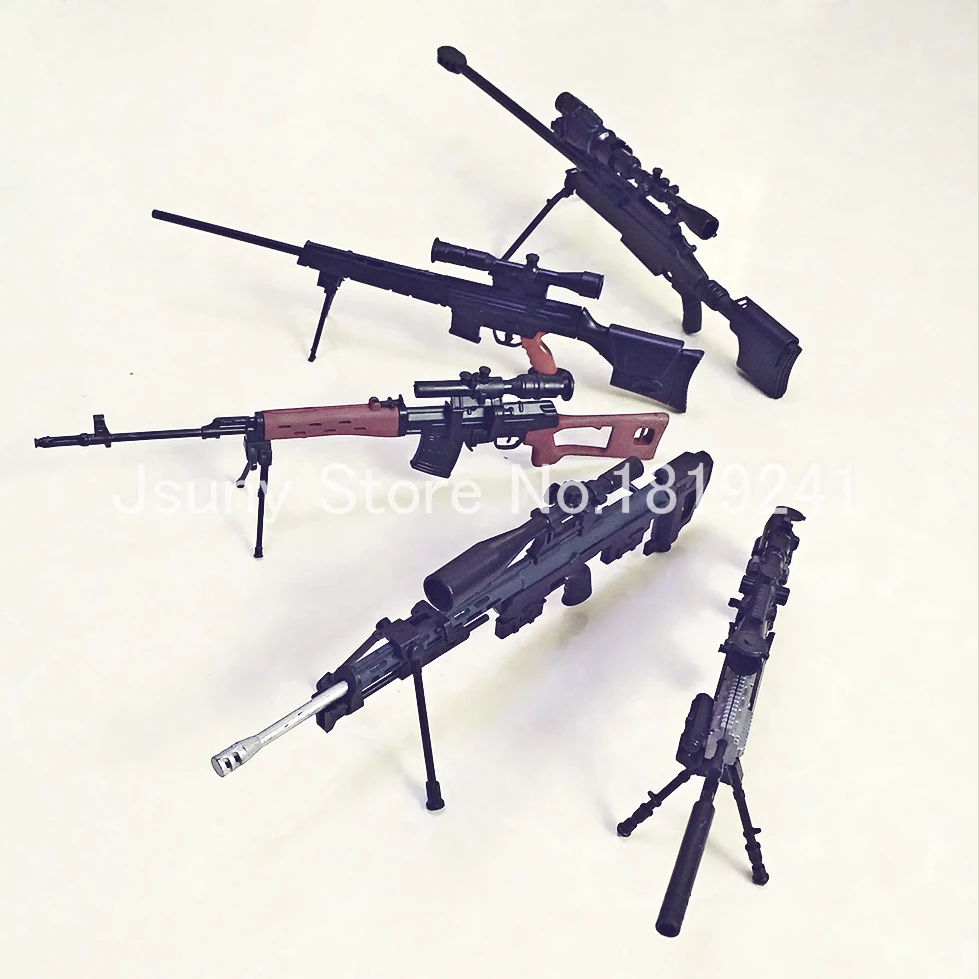 Снайперские винтовки 1/6 пистолет снайперская винтовка SVD, PSG-1, пистолет для косплея MK14, TAC-50, модельные строительные наборы, сборные кирпичи, детские игрушки, модель двигателя