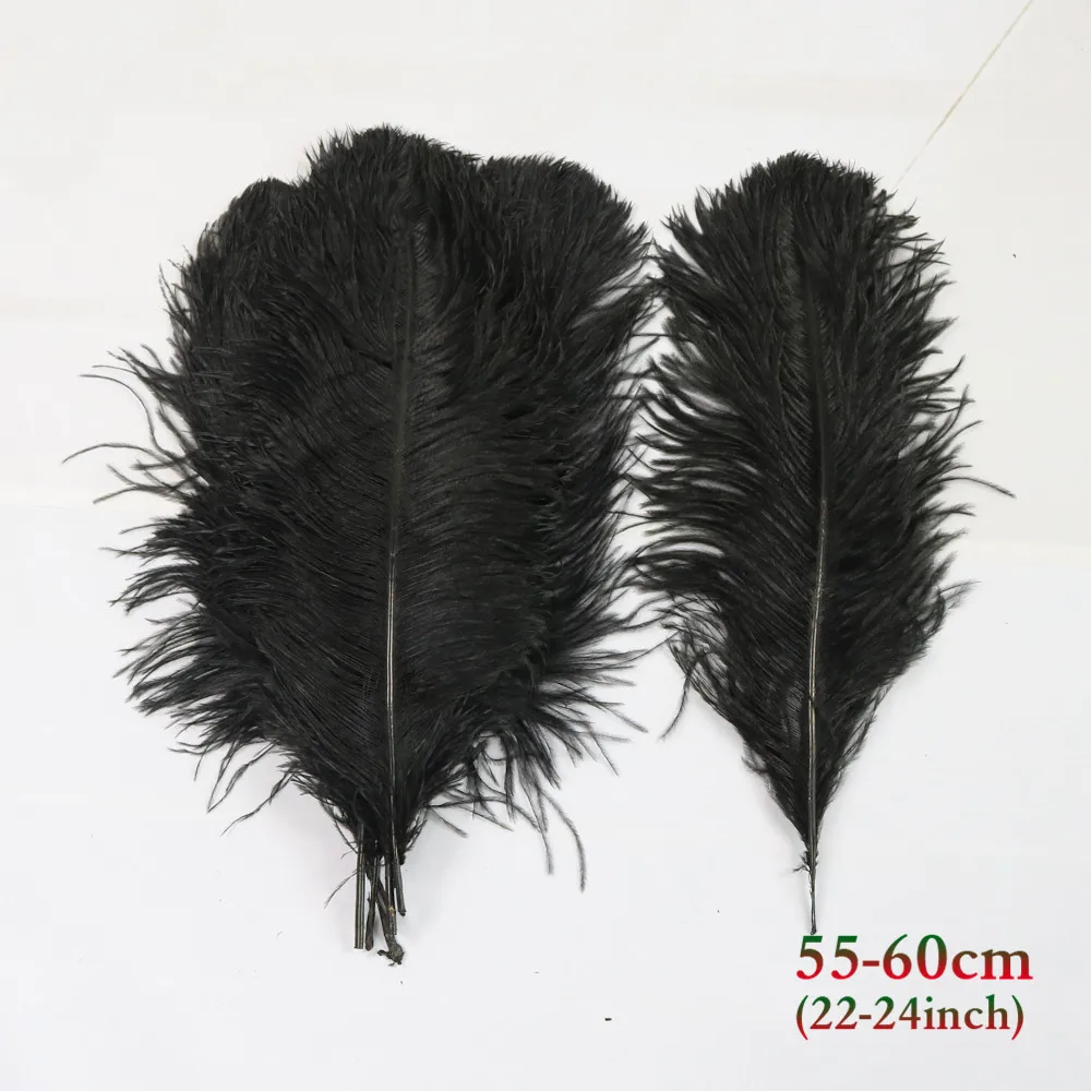 黑色 55-60cm 鸵鸟毛 3_副本