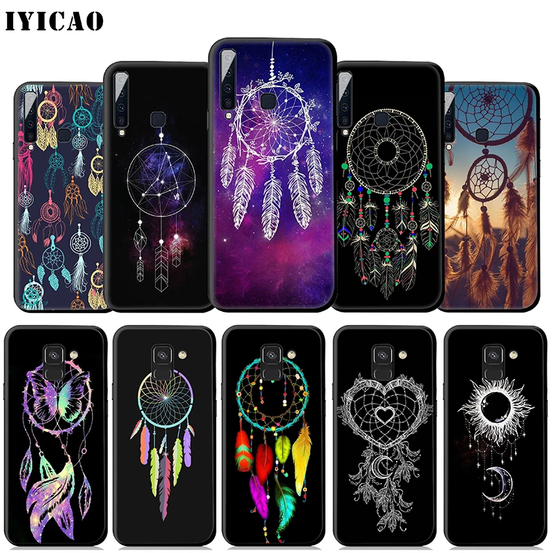IYICAO Dream Catcher Soft Case for Samsung Galaxy A9 A7 A8 A6 Plus 2018 A3 A5 2017 2016 &amp J6 Cover |