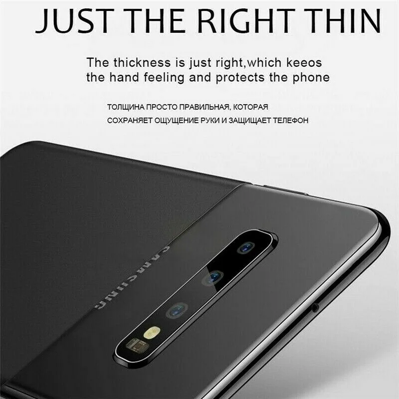 Роскошный Ультратонкий матовый чехол 0,2 мм для samsung Galaxy S8 S9 S10 S10E Plus Note 10 Plus 9 8 противоударный чехол для телефона