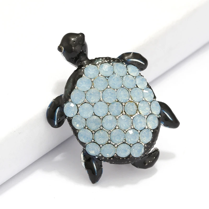 H350256X奥宝石海龟胸针蓝色 (6)