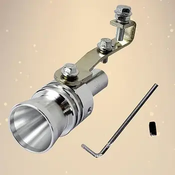 

Car Turbo Durable Sound Muffler Exhaust Pipe Blow Vale BOV Simulator Whistle Good Quality Universal