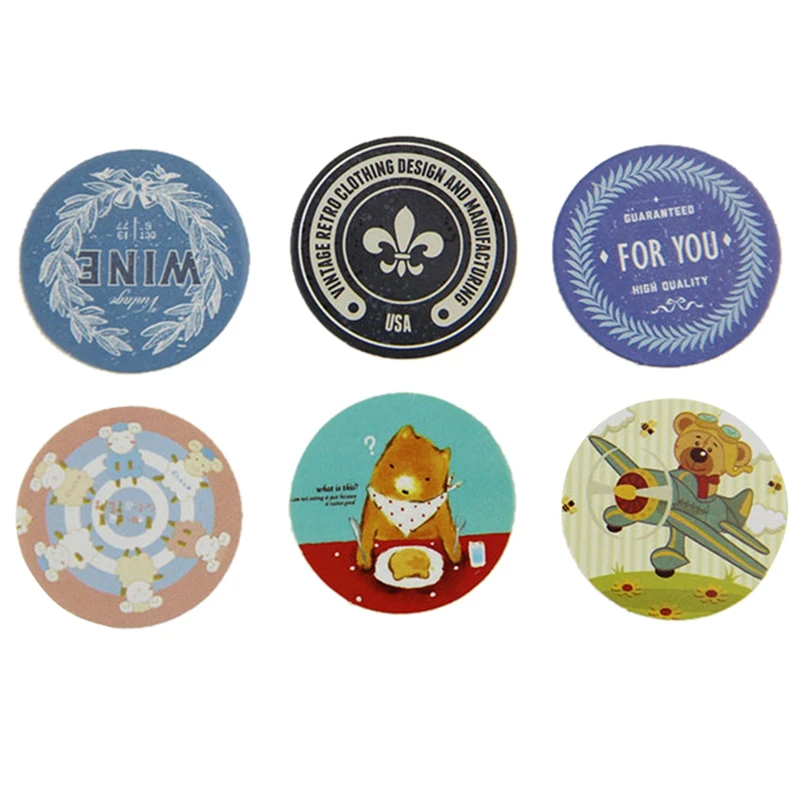 AAAJ-76 Pcs Diary Decoration Scrapbooking DIY Cute Kawaii Paper Sticker, 38 Pcs Animal& 38 Pcs Retro