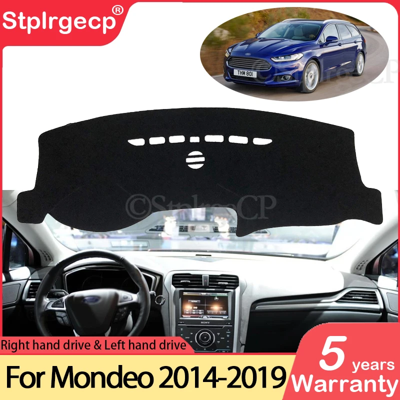 Для Ford Mondeo MK5 2014 ~ 2019 Противоскользящий коврик для приборной панели Защита от