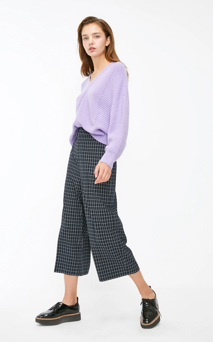 Vero Moda Новое поступление клетчатые широкие повседневные Капри | 31836J542