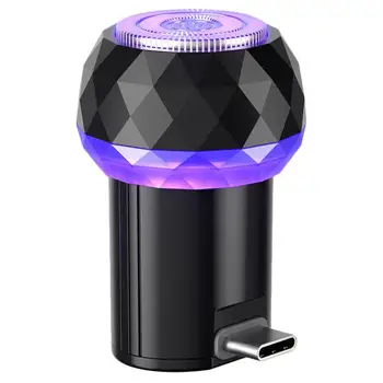 

1 PC Electric Shaver USB Type-C Portable Sterilizing Mini Beard Shaver Electric Rotary Razor Phone Shaver Flight TravelCommuting