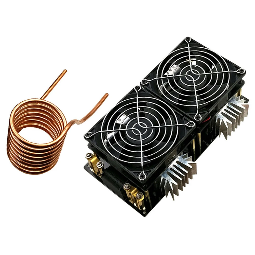  Heizung Modul 50A 12-48V DC High Power DIY Niedrigen Spannung PCB ZVS Mit Spule 2000W Holzbearbeitu