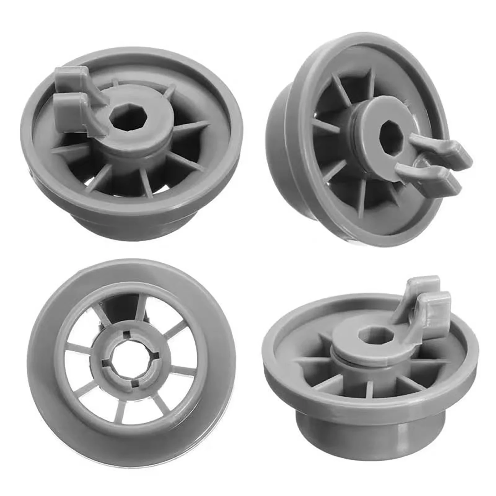 8 X Dishwasher Lower Bottom Basket Roller Wheels For Bosch Neff & Siemens 165314 