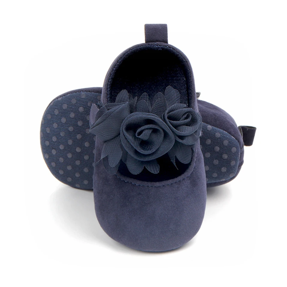 New Cute Floral Baby Girls Shoes For Newborn 2025 Infant Toddler Girl Princess Shoe Soft Sole Prewalker Anti-slip Baby Shoes 2