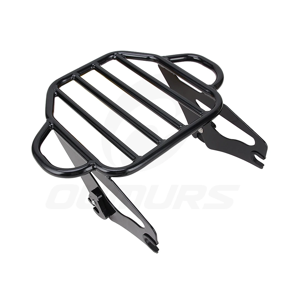 OUMURS мотоциклетные съемные два-вверх King багажная стойка Тур крепление для Harley Touring Road King Glide Electra Street 2009