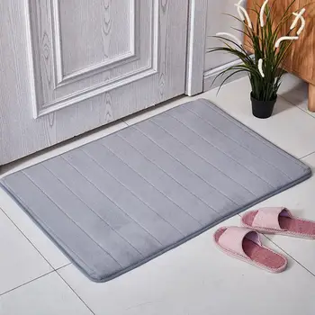 

Household Bathroom Absorbent Memory Foam Carpet Bath Bathroom Bedroom Floor Shower Mat Rug Non-slip