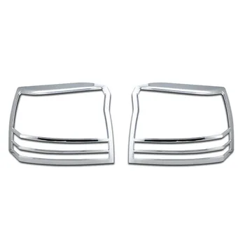 

A pair chrome tail light lamp cover taillight trim rear overlays for dodge charger 2005-2010