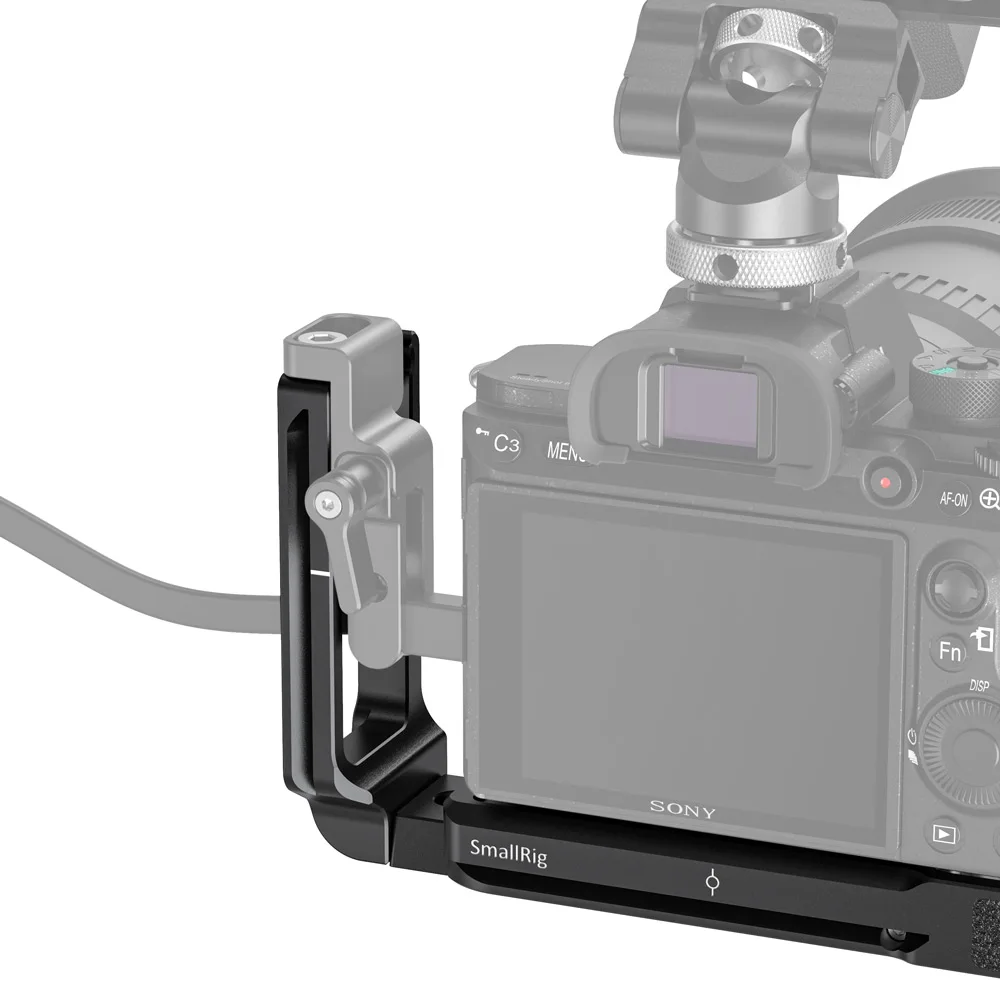 SmallRig A7R IV БЫСТРОРАЗЪЕМНАЯ L кронштейн пластина для sony A7R IV Arca-швейцарская боковая пластина+ опорная пластина L Пластина Монтажная пластина-2417