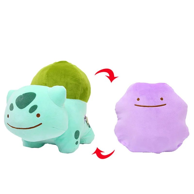 25 см подушка плюшевые куклы Пикачу животное чучело Bulbasaur Ditto Charmander Squirtle карманные животные плюшевые игрушки для детей
