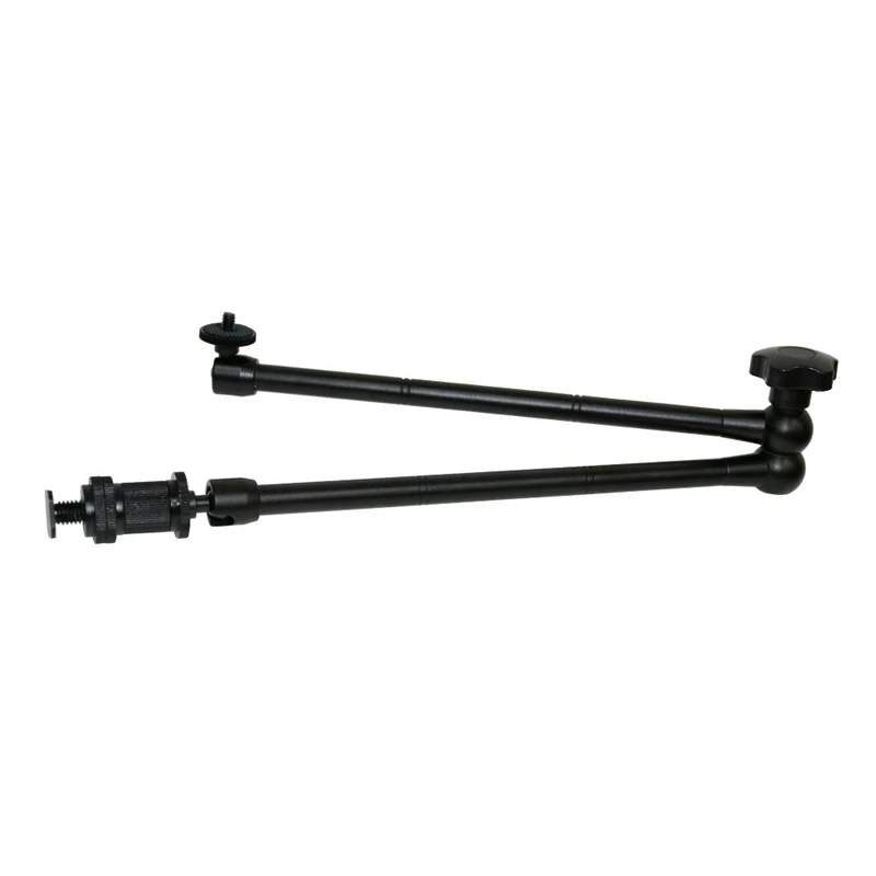 

20Inch Adjustable Articulating Friction ic Arm with Hot Shoe Mount for LED Light DSLR Rig LCD Monitor