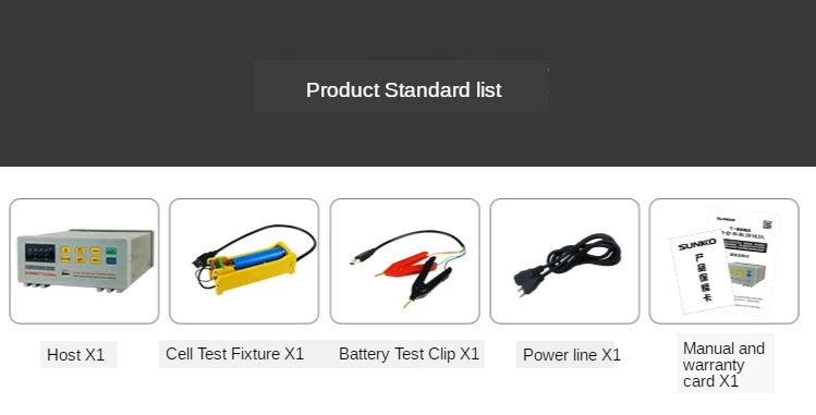 gas welding machine Battery Testing Machine Comprehensive Tester Battery Tester Capacity Voltage Overload Detector SUNKKO T688A 18650 Resistance plastic welder stapler