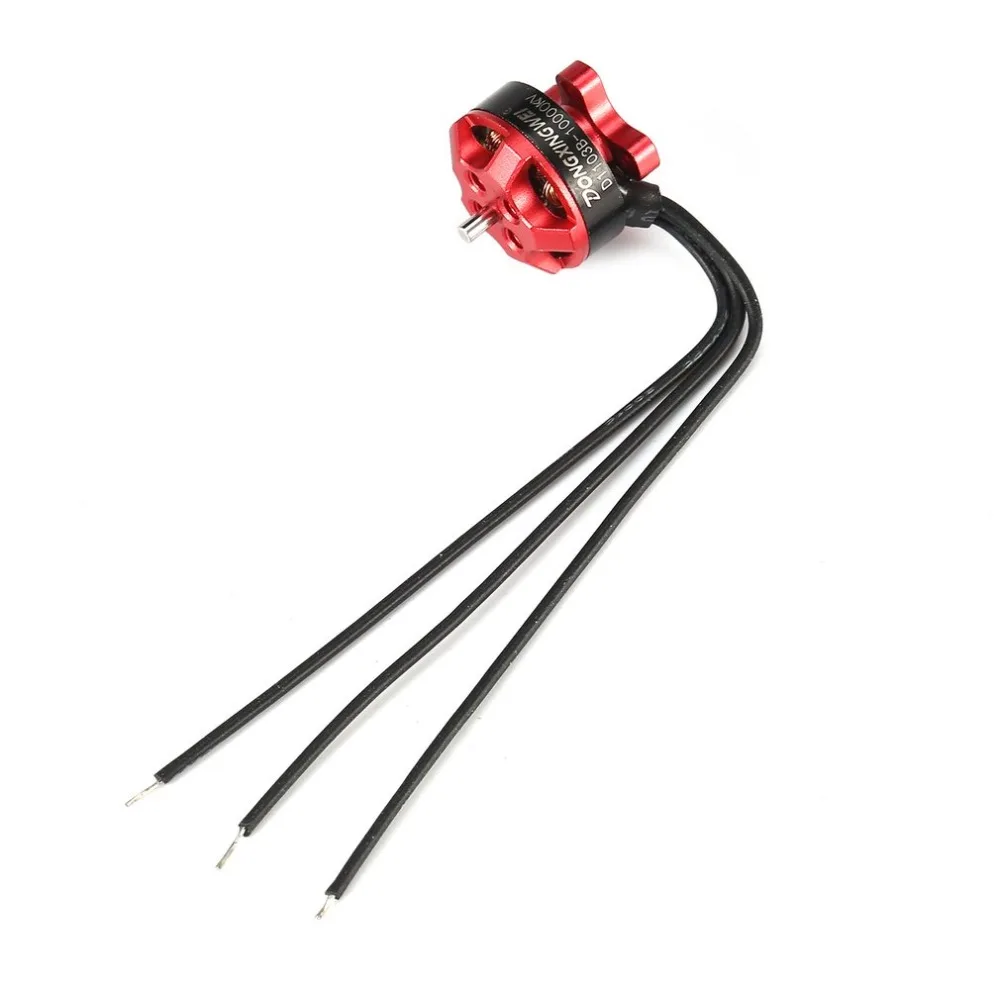 4 шт. CW CCW D1103B 10000KV 1-3S электрический бесщеточный двигатель для RC 80 90 100 мм микро FPV Дрон мультироторный самолет Квадрокоптер