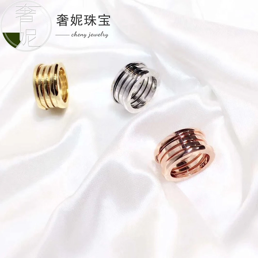 cheny fit bulgaria 925 sterling silver rings spring rings classic trendy design rose gold color anniversary party gift for women