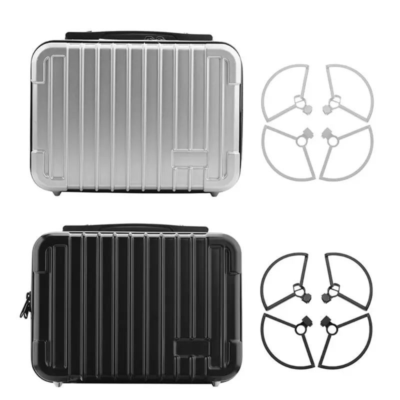 Buy WJU 1Set Waterproof Hard Shell Storage Box Carrying Case with Protection Ring for DJI Mavic Mini Drone Remote Controller Accessories 