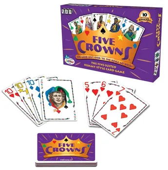 

Five Crowns Card Game 5 Suites Classic Family Party Rummy Indoor Game ToyBirthday Xmas Gift More Fun Board Games in Games