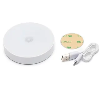 

Human induction small night motion light led USB rechargeable wall light