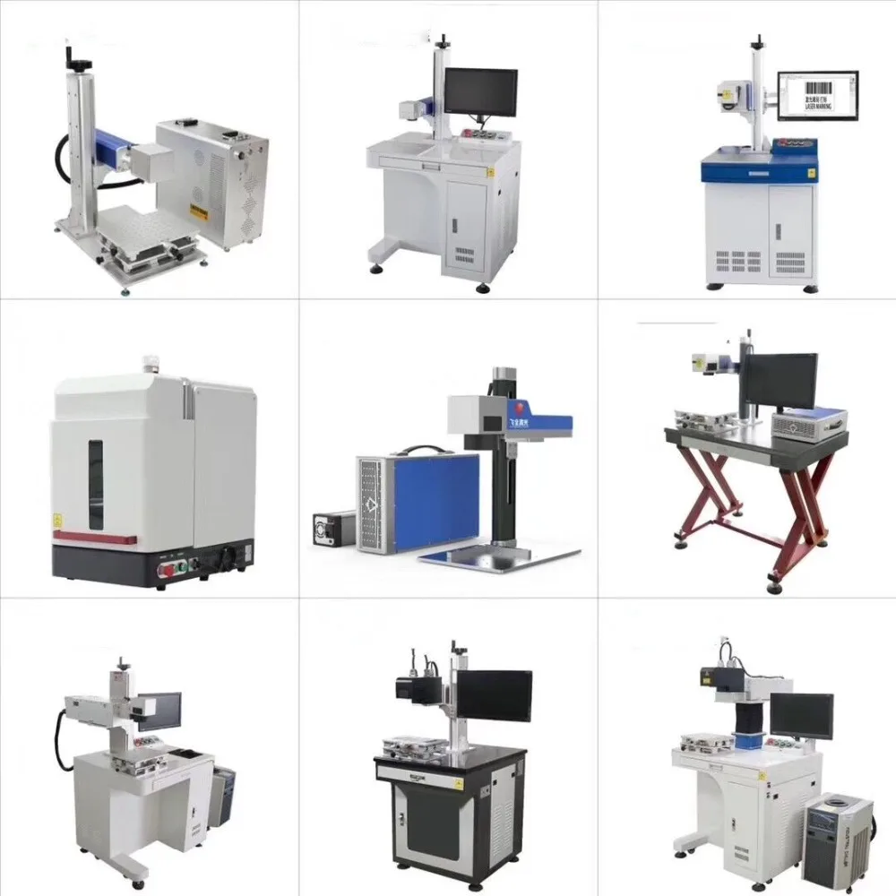 Портативная 20 Вт волоконная лазерная маркировочная машина для маркировки металла из нержавеющей стали лазерный гравер машина