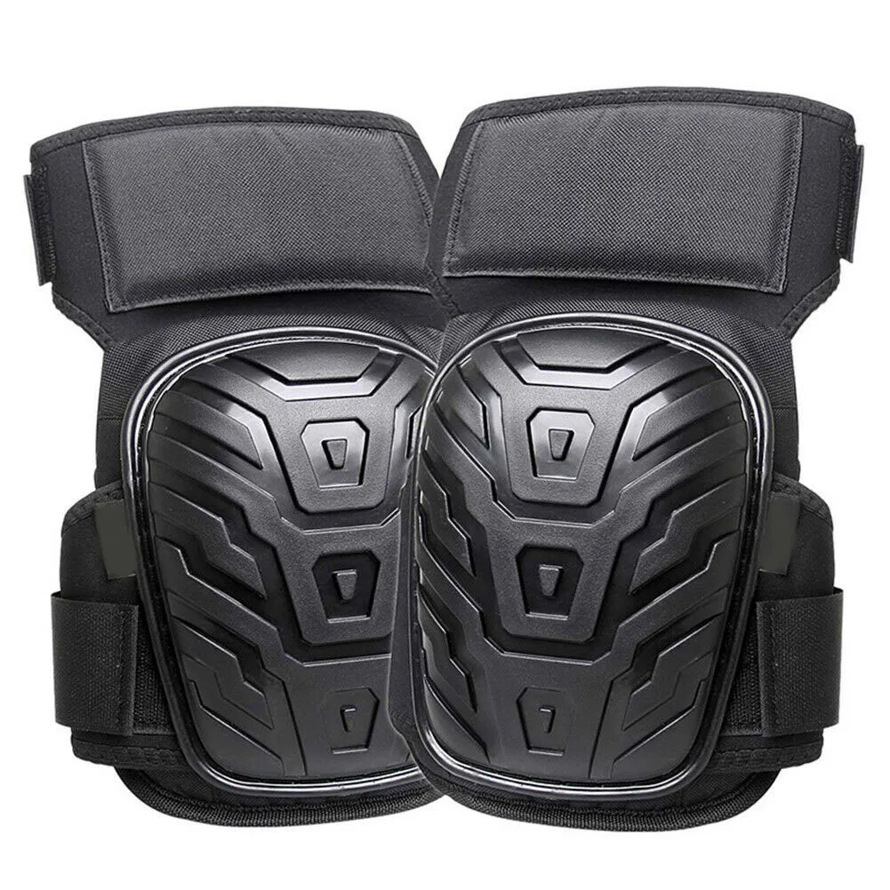 

1Pair Outdoor Protective Gear Professional Builder Knee Pad Cushion Gardening Construction Thick Work Safety Kneelet PVC Shell