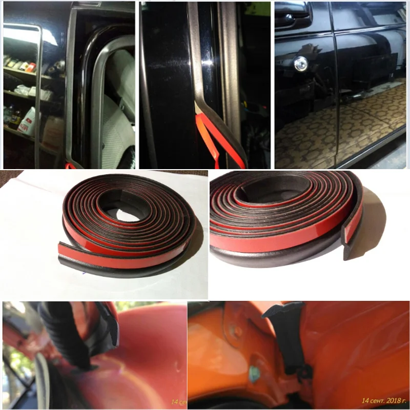 Z формы авто резиновые уплотнения Epdm звукоизоляция Анти пыль Водонепроницаемая