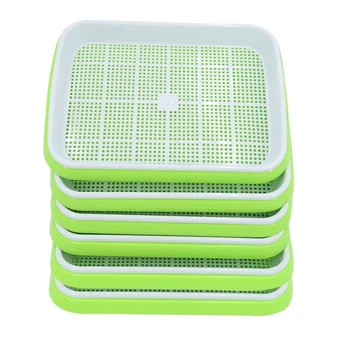 

6Pcs Seed Sprouter Trays Seed Germination Tray Hydroponics Gg Kits
