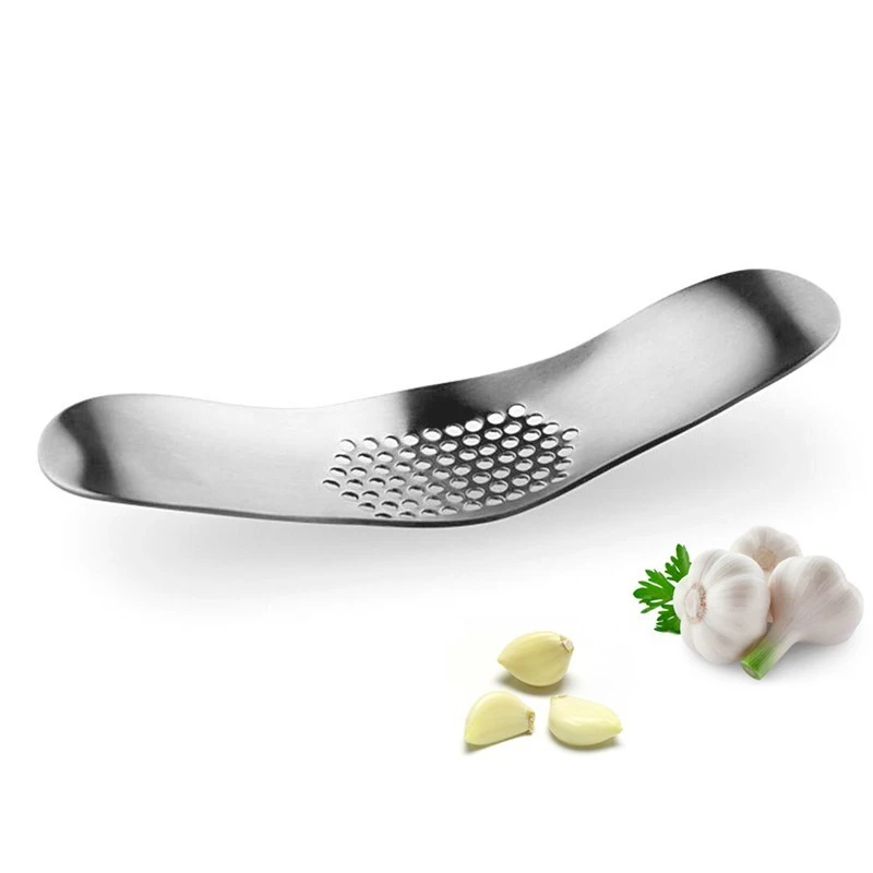 

Hot Sales Stainless Steel Garlic Press Grinding Slicer Mincer Metal Multi Ginger Crusher Chopper Cutter Kitchen Accessory