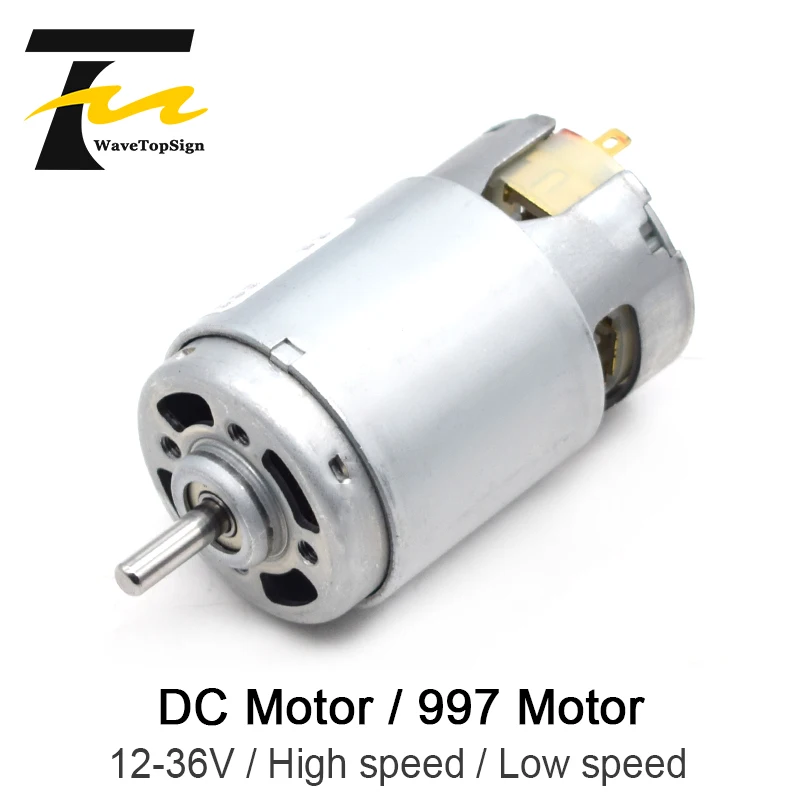 997 Powerful Dc Motor Input Voltage Dc12-36v High Speed Motor Silent Ball  Bearing Motor - Dc Motor - AliExpress