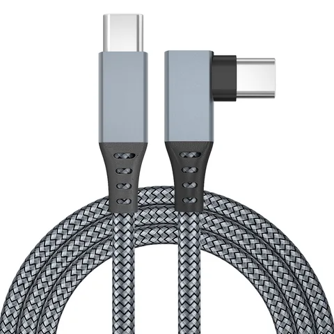 Meter Fast Charging Durable Link Cable Portable Gaming PC 90 Degree Angle Head USB 3.0 to Type-C For Oculus Quest 2
