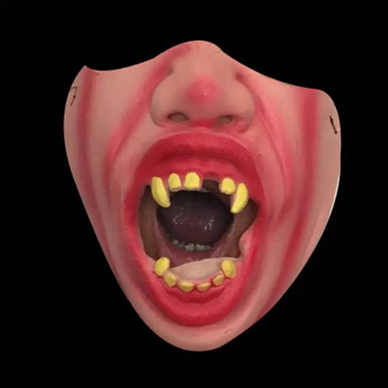 Латекс Косплэй Забавный взрослый вечерние маска клоуна маскарад Хэллоуин вечерние Декор маска на пол-лица для Хэллоуина ужасный страшный маски 1 шт
