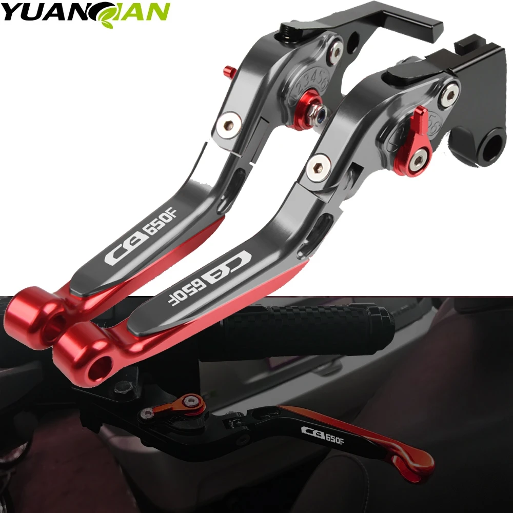 Для Honda CBR650F CB650F CBR 650 F CB 650F ручка 1 пара регулируемые мотоцикла с ЧПУ сцепления Тормозные ручки