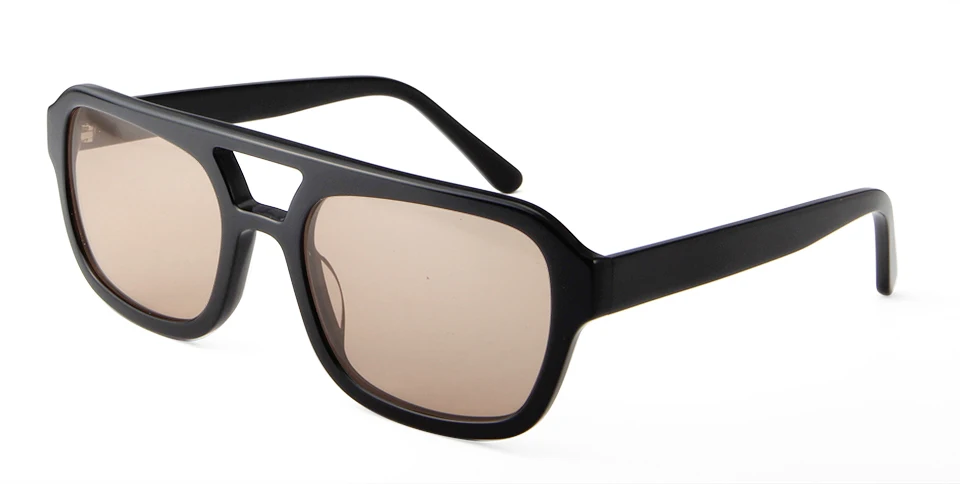 VE Designer Quadratische Sonnenbrille Frauen Hohe Qualität Weiß Acetat Sonnenbrille Für Männer Doppel Brücke Große Gläser Shades Oculos – Detail 18