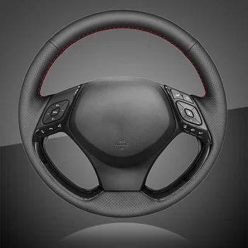 

Auto Braiding On The Steering Wheel Cover for Toyota C-HR CHR 2016 2017 2018 2019 2020 Car Braid Wheel Covers