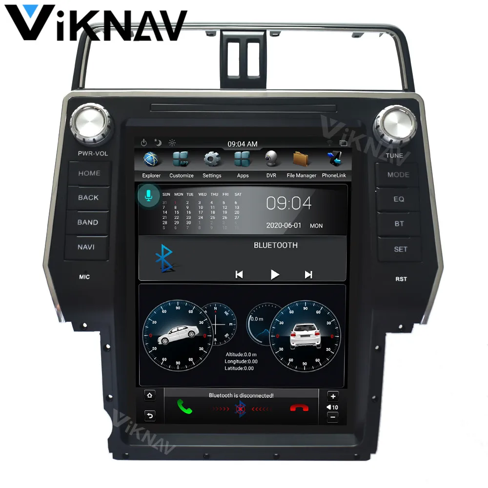 

Android For Toyota LAND CRUISER Prado 2018 car autoradio Multimedia Player 2din car radio MP3 player car GPS navigation video