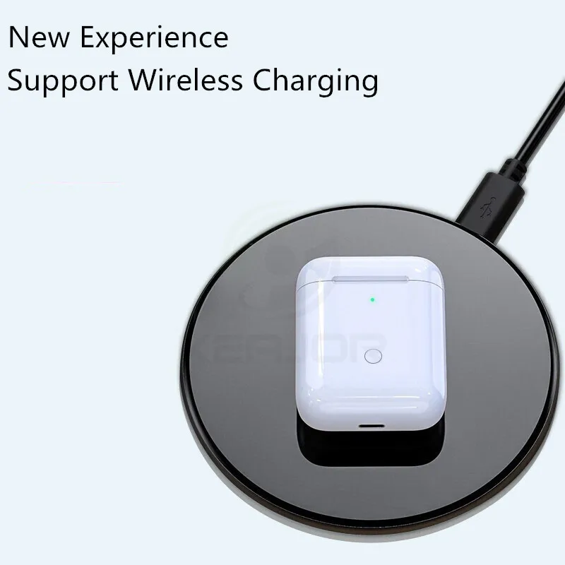 Keajor беспроводной зарядный чехол для Apple Airpods Bluebooth Pairing Pop up Windows Charge Box Air pods 450 мАч
